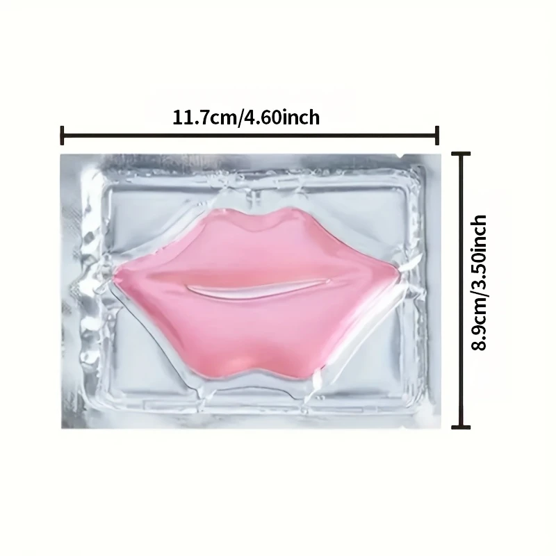 20pcs Collagen Crystal Lip Mask Moisturizes Dry Lips, Smooths Fine Lines, Deeply