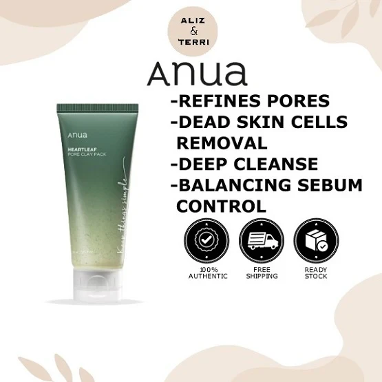 ANUA HEARTLEAF PORE CLAY PACK 100ml