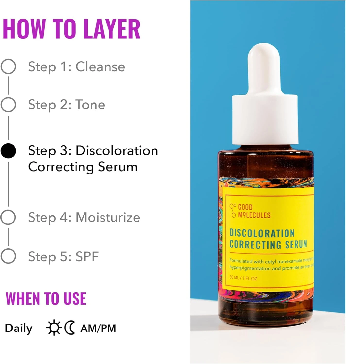 GOOD MOLECULES Discoloration Correcting Serum