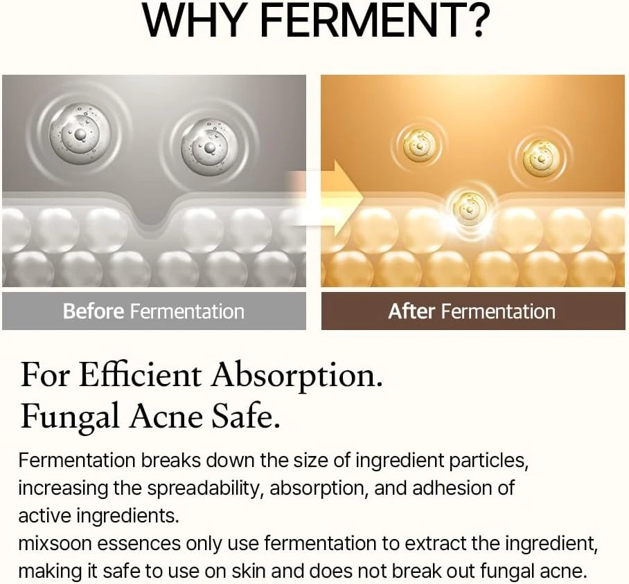 mixsoon [Mixsoon] Bean Essence 1.69 fl oz / 50ml | Natural fermented soybean ser