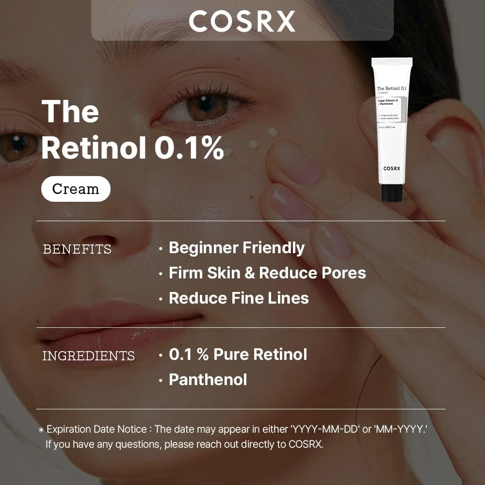 Cosrx The Retinol 0.1 cream, 0.67 Fl.oz