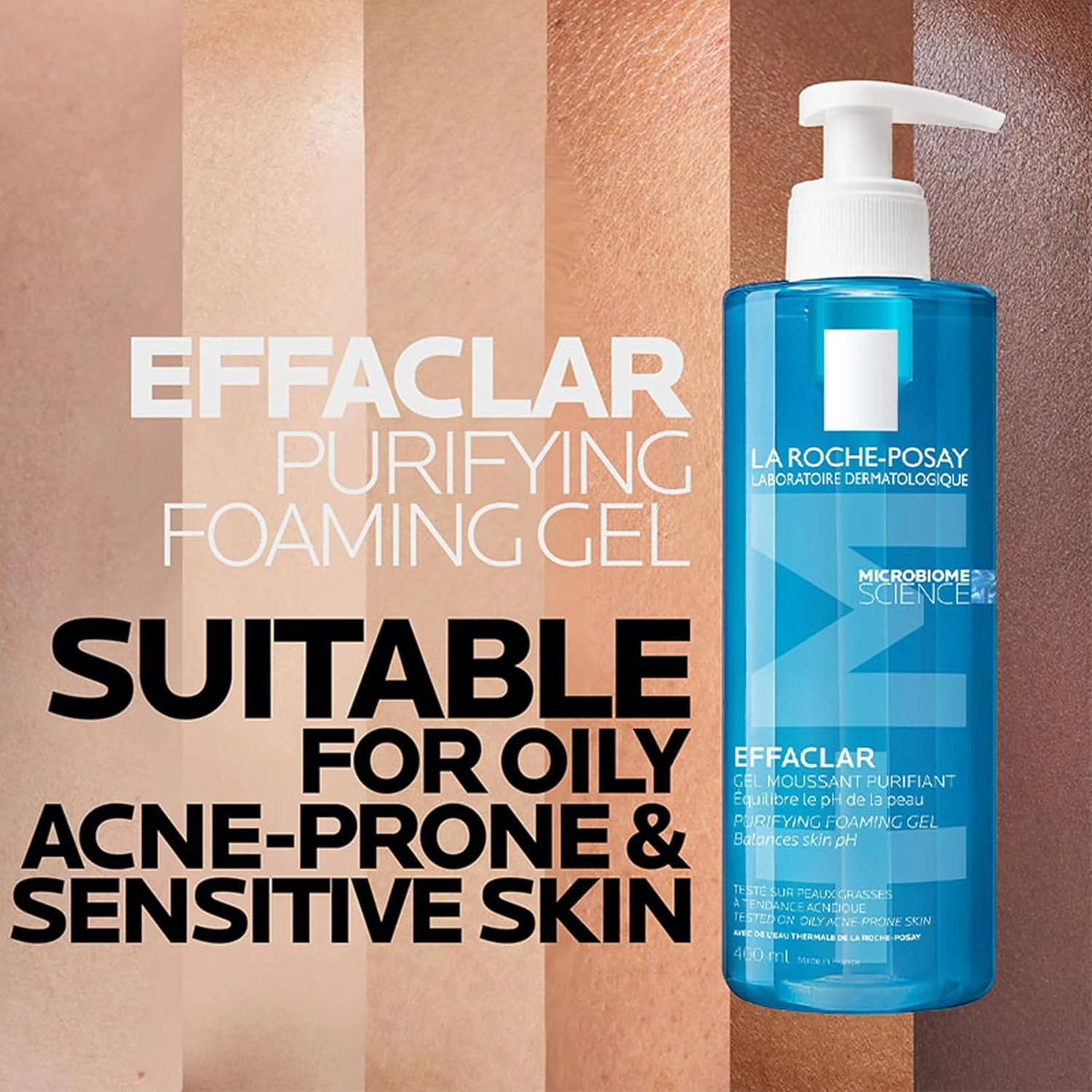 La Roche-Posay Effaclar Purifying Foaming Gel For Oily Sensitive Skin For Unisex