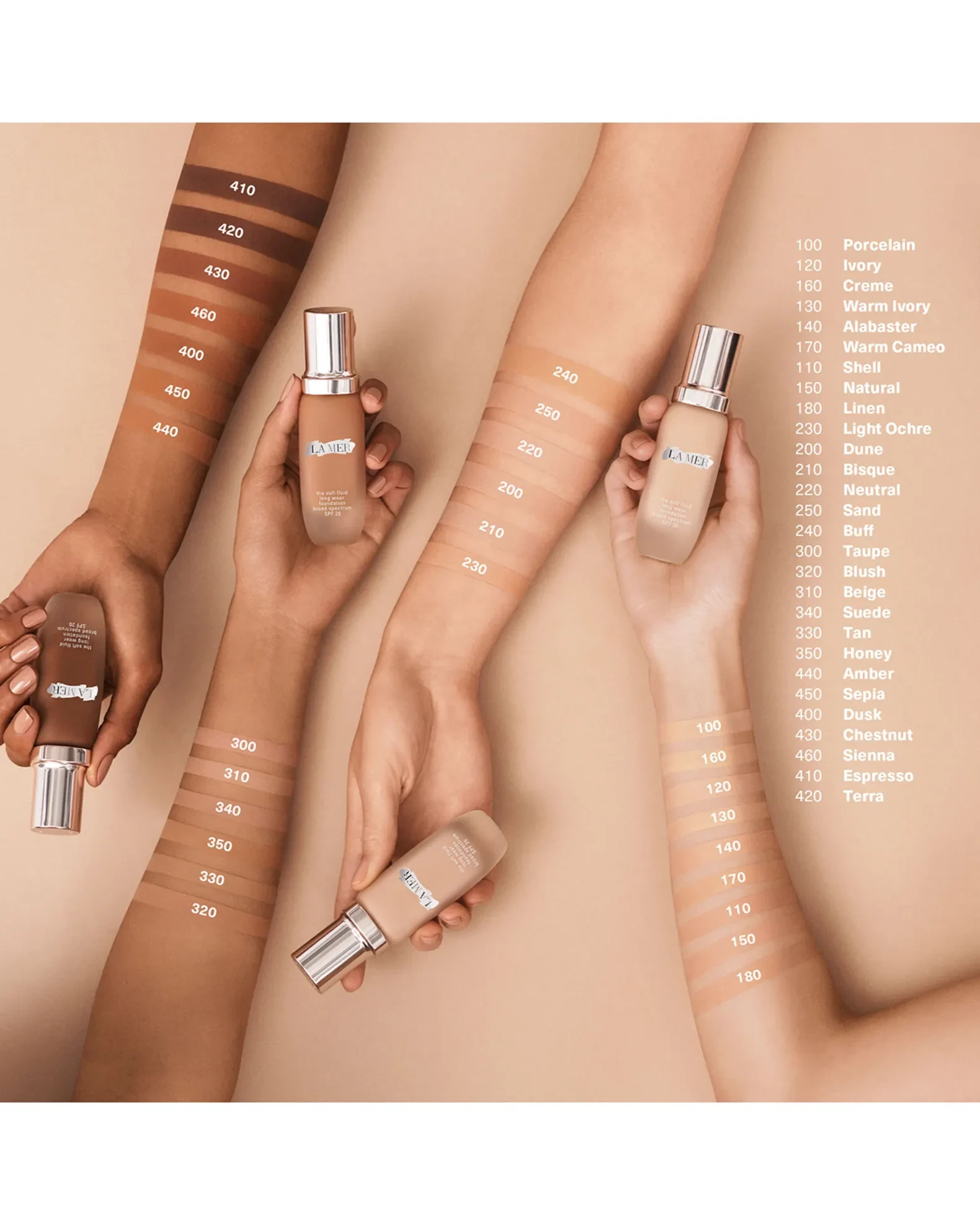 La Mer The Soft Fluid Long Wear Foundation SPF 20 - # 42 Tan 30ml/1oz