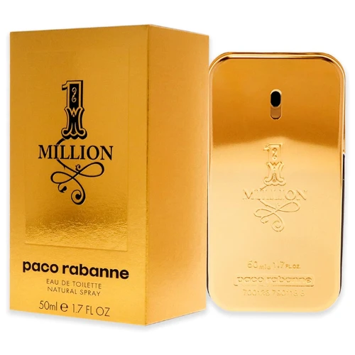 paco rabanne 1 Million - Perfume for Men, 50 ml - EDT Spray