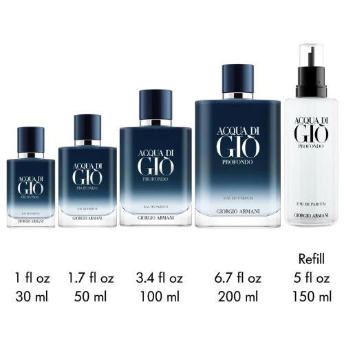 Armani beauty – Acqua di Giò Profondo – Eau de Parfum – Cologne for Men – Fresh