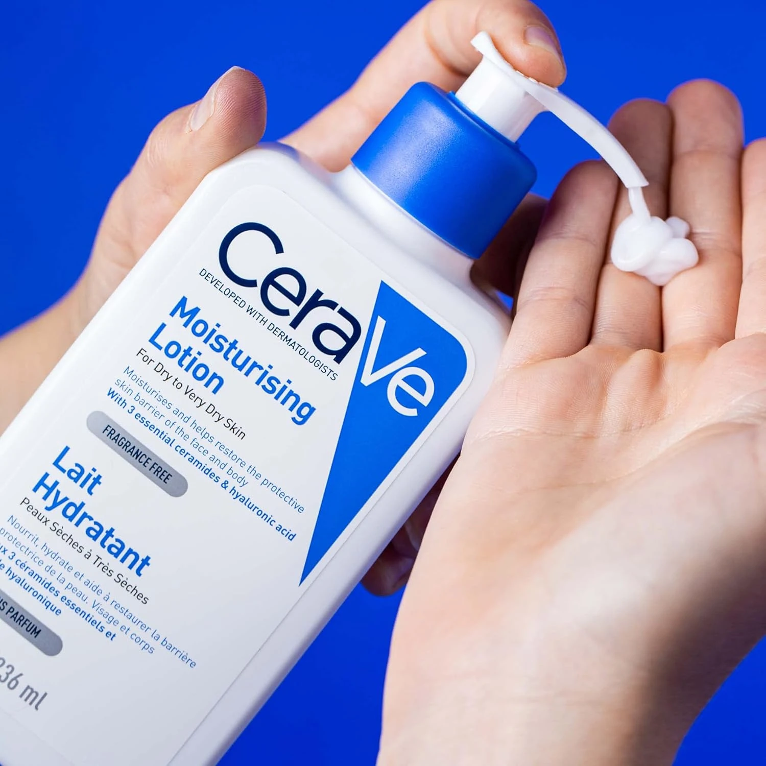 CeraVe Moisturizing Lotion | 24H Body and Face Moisturizer for Normal to Dry Ski