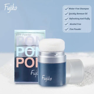 Fujiko Japan Ponpon Powder, Wash Free Hair Power, Get Refreshed No Greasy Hair A