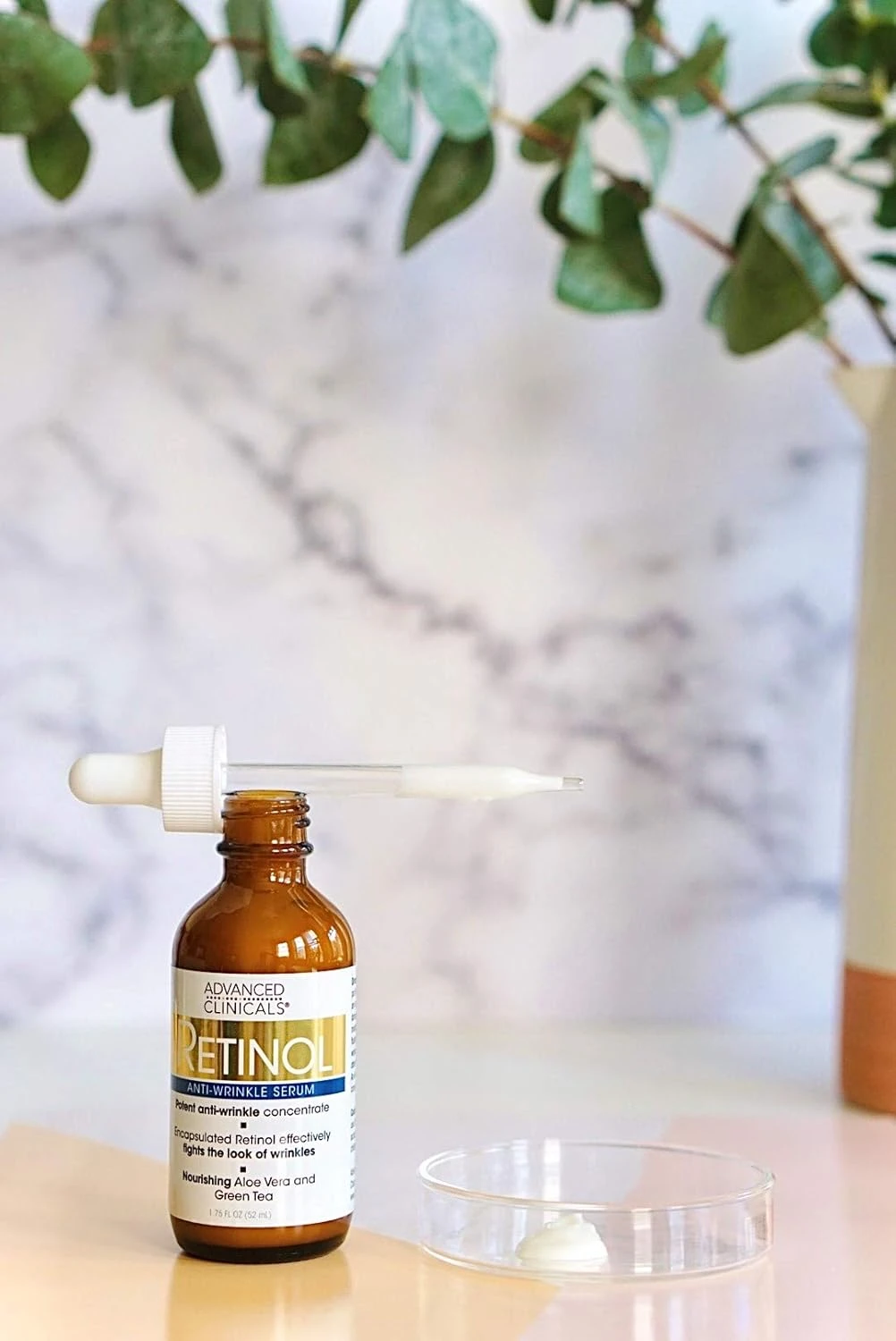 Advanced Clinicals Professional Strength Retinol Serum Anti Aging Wrinkle Reduci