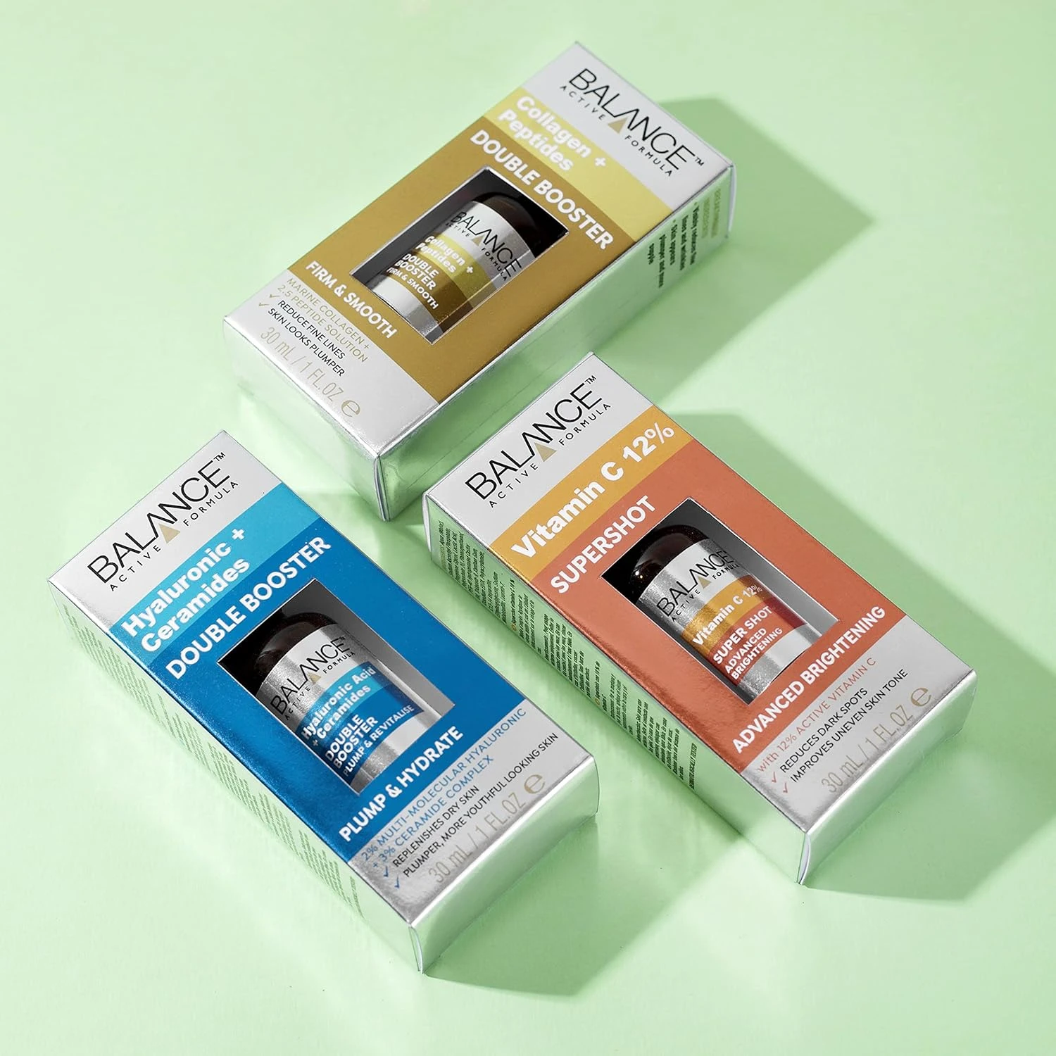 Balance Active Formula Collagen + Peptides Double Booster (30ml) - Formulated wi