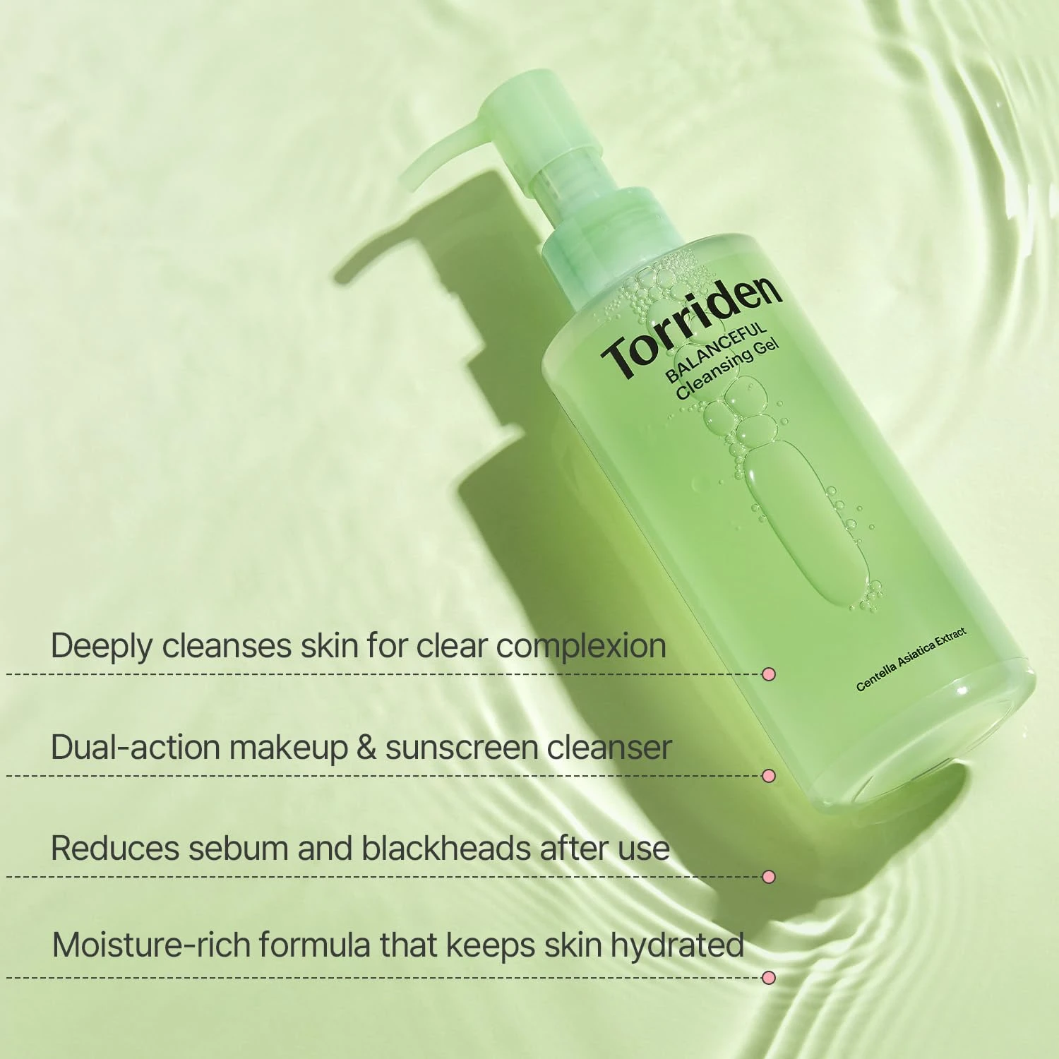 Torriden BALANCEFUL Cleansing Gel 200ml (6.76 fl. oz.) | Low pH Cleanser | Gentl