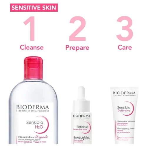 Bioderma Sensibio H2O Make-Up Removing Micellar Water - Sensitive Skin, 500ml