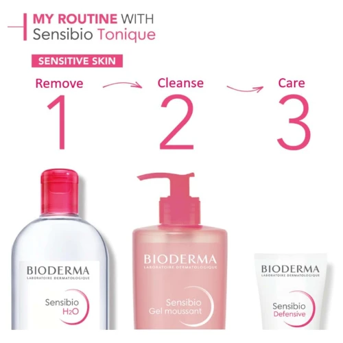 Bioderma Sensibio H2O Make-Up Removing Micellar Water - Sensitive Skin, 500ml