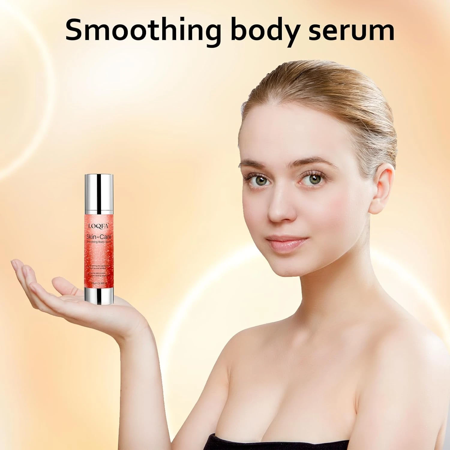 LOQFA B Glossy Smoothing Body Serum for Silky Smooth Skin, Body Serum for Women,