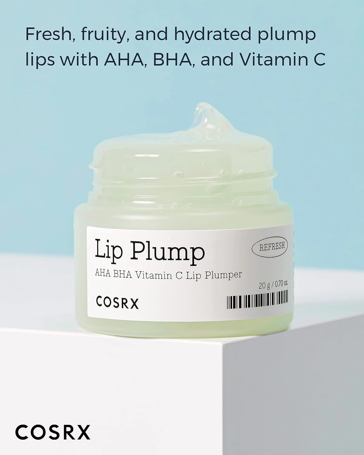 COSRX Refresh AHA BHA Vitamin C Lip Plumper 0.67 fl.oz / 20g | Revitalize and Pl