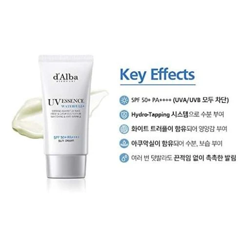 d'Alba Piedmont [ORIGINAL] UV Essence Sunscreen for Face SPF 50+ Face Moisturize