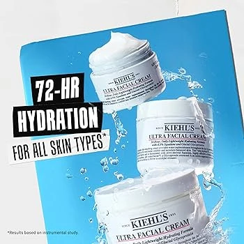 Kiehl's Ultra Facial Cream with 4.5% Squalane to Strengthen Skin's Moisture Bar