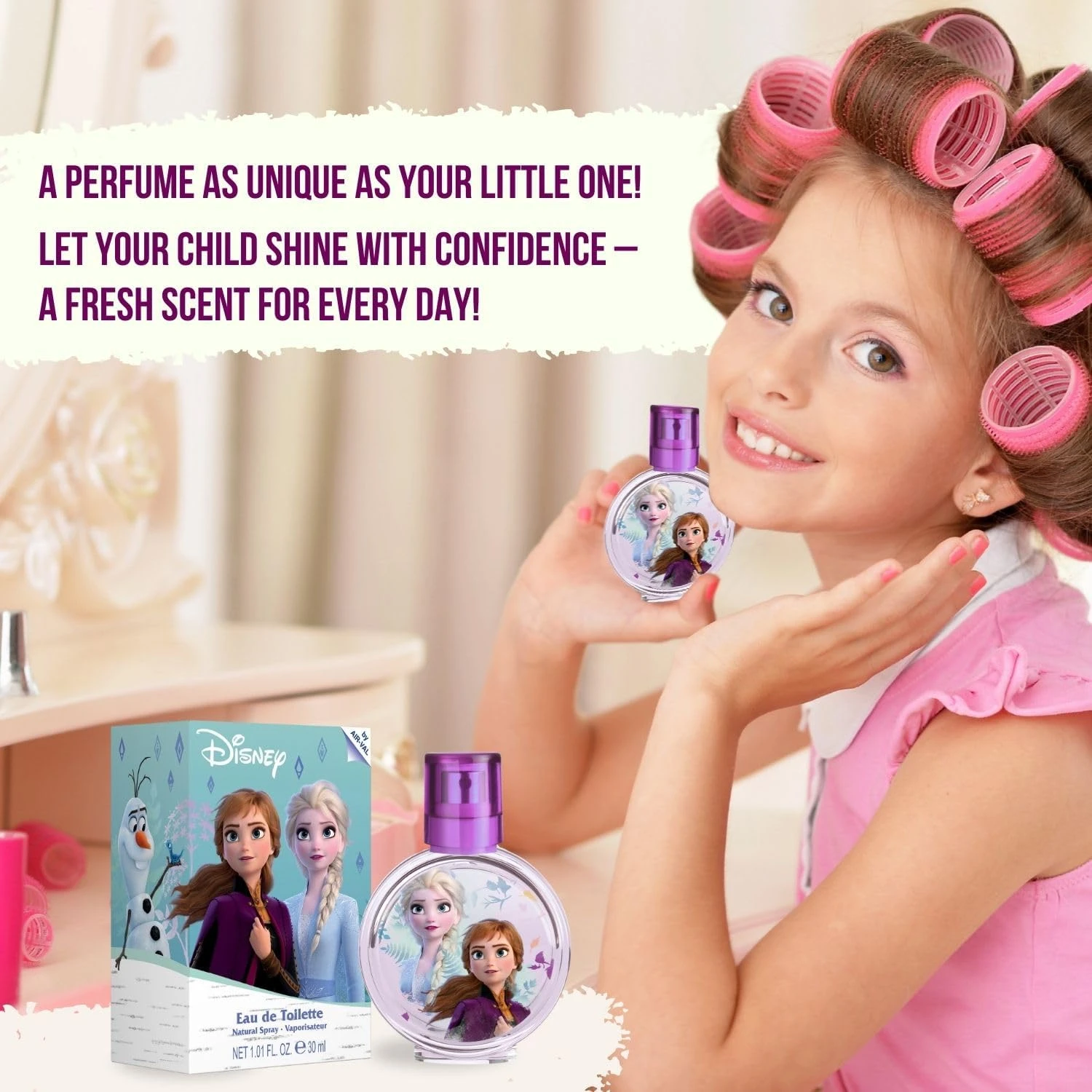 Air-Val Frozen 2 Eau De Toilette Perfume For Children, 30 Ml