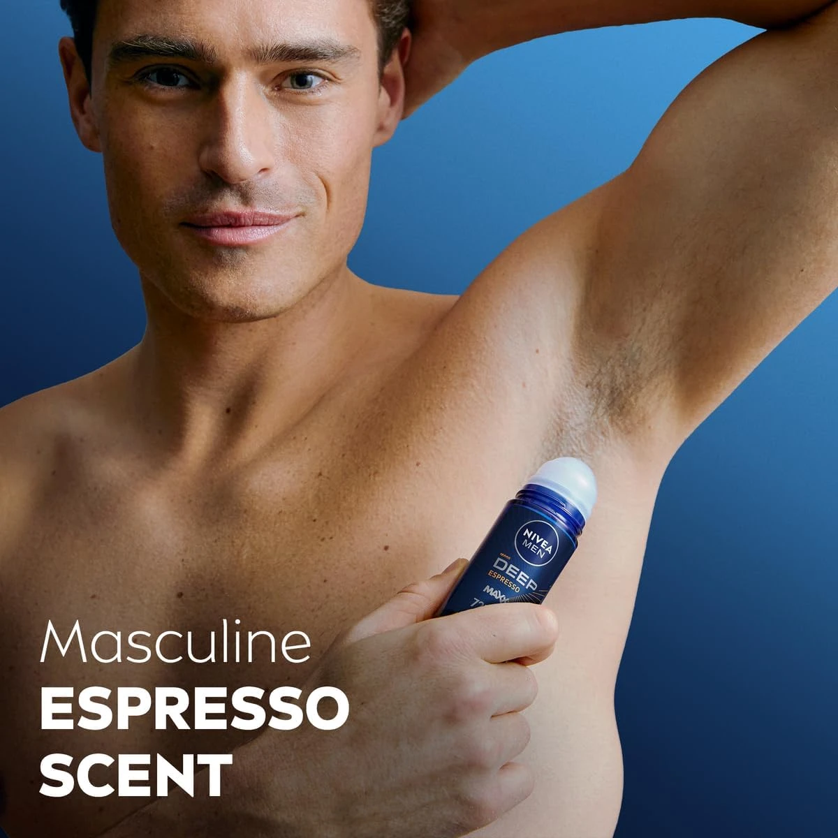 NIVEA MEN Deep Black Carbon Antiperspirant Roll-On Espresso Scent 50ml     Ask C