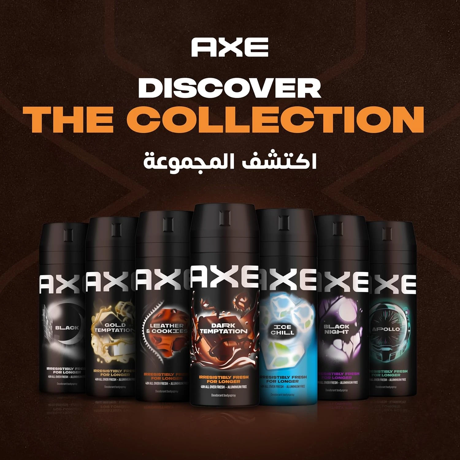 Axe Bodyspray For Men Dark Temptation, 150 Ml