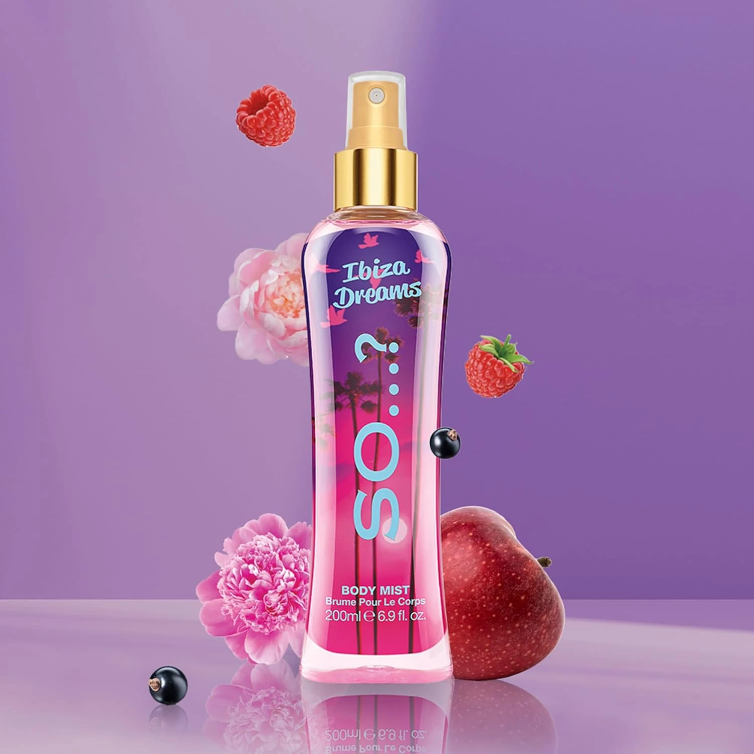 So…? Summer Escapes Ibiza Dreams Body Mist for Women – Luxuriously Long-Lasting 