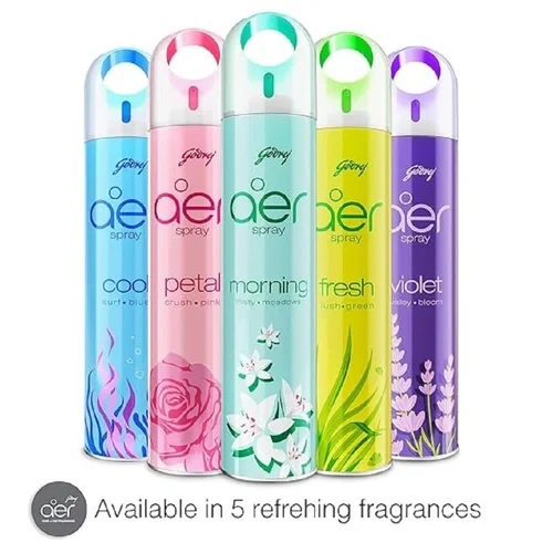 Godrej Aer Spray Home & Office Air Freshener – Morning Misty Meadows, 300ml     