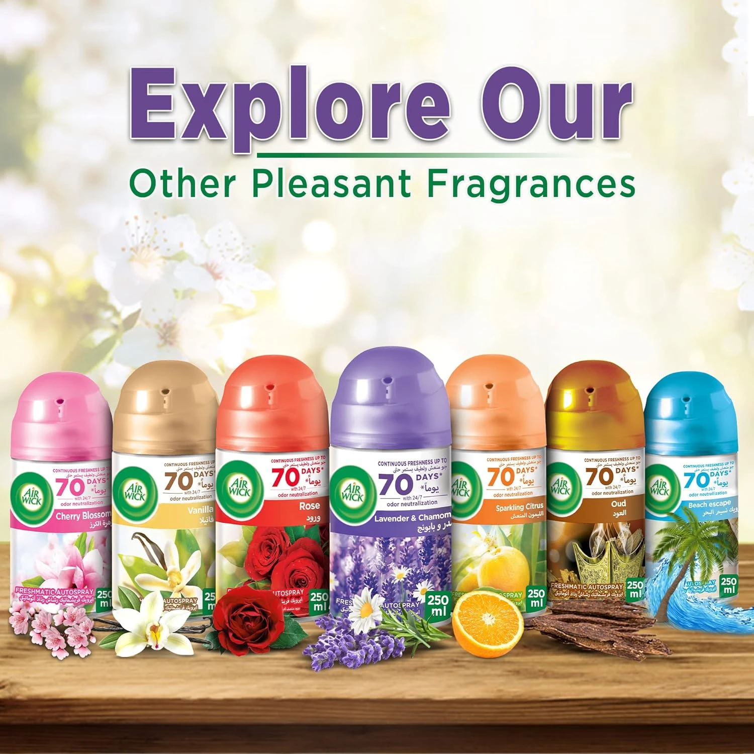 Air wick Air Freshener Freshmatic Auto Spray Lavender & Chamomile Gadget and 1 R