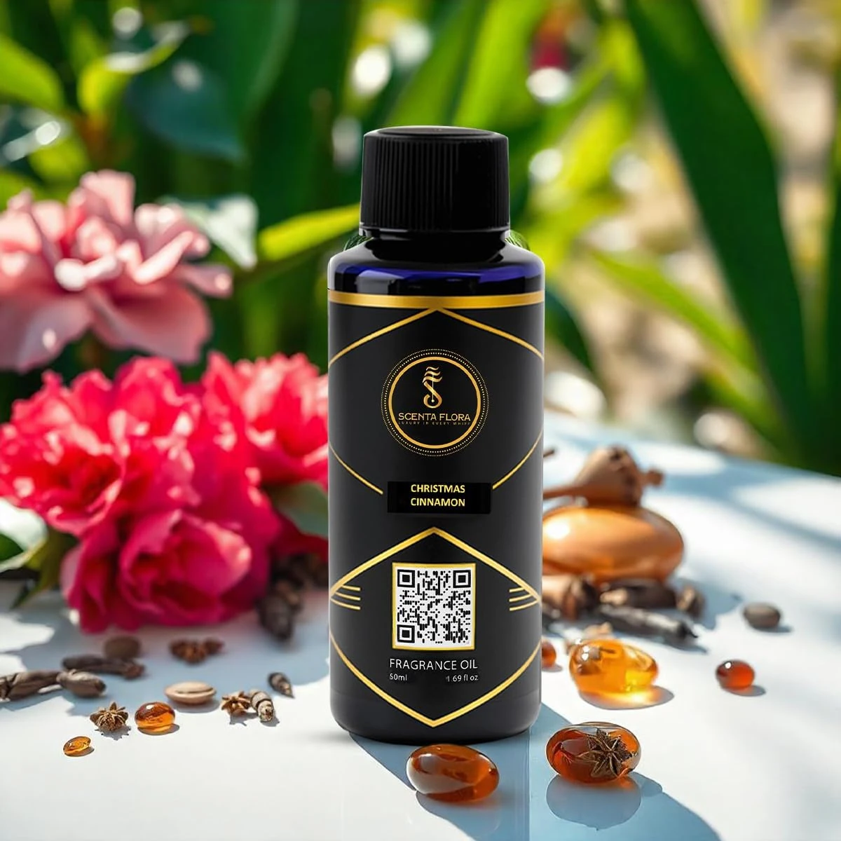 SCENTA FLORA Christmas Cinnamon Fragrance Oil for Scent Diffusers Aromatherapy 5