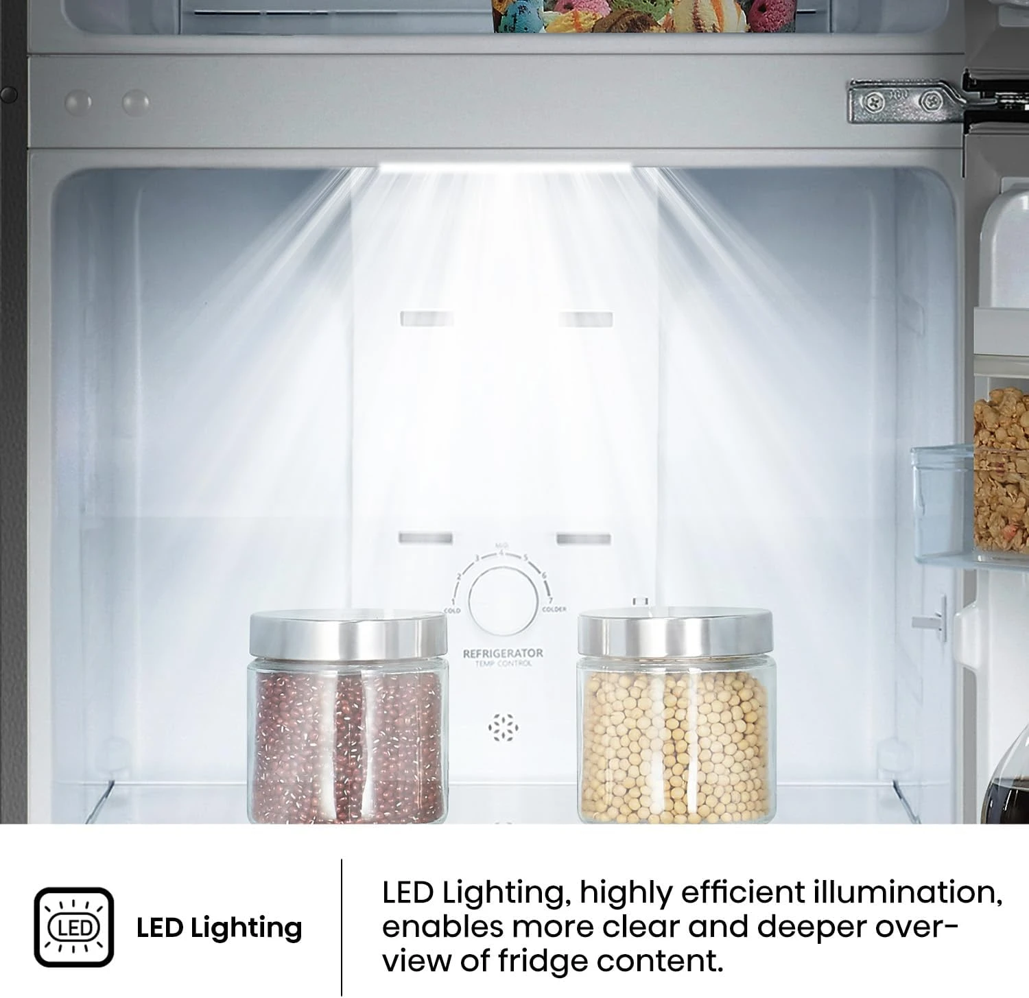 Hisense HTM55203D2, 264 Litres Gross, Top Mount Refrigerator, No Frost Technolog