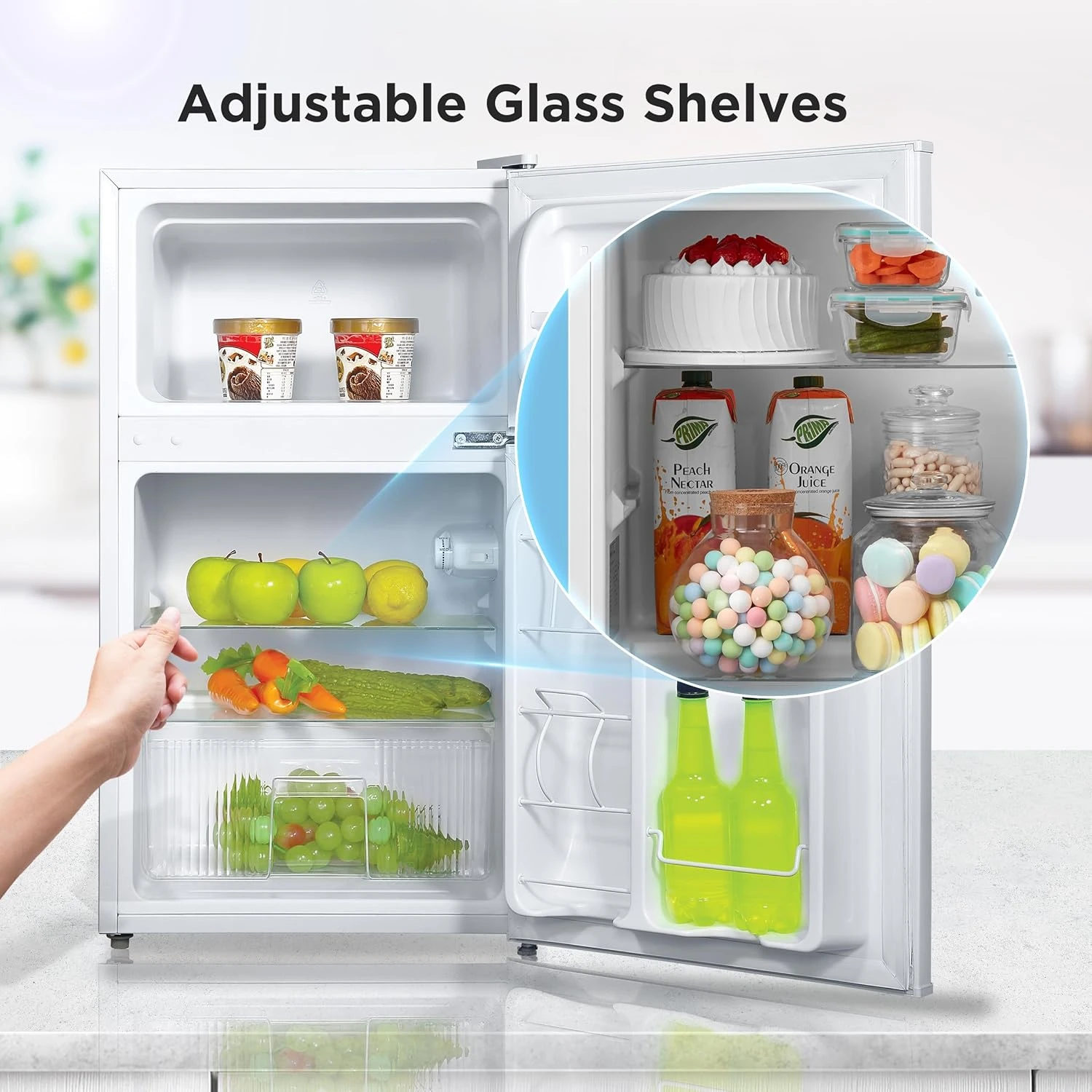 Midea 134L Gross & 87L Net Double Door Refrigerator With Separate Chiller Compar