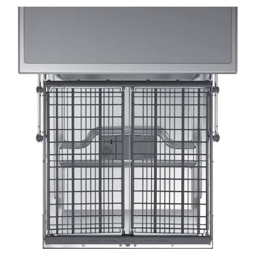 Samsung 7 programmes 14 place settings Free standing Dishwasher, Silver - DW60M6