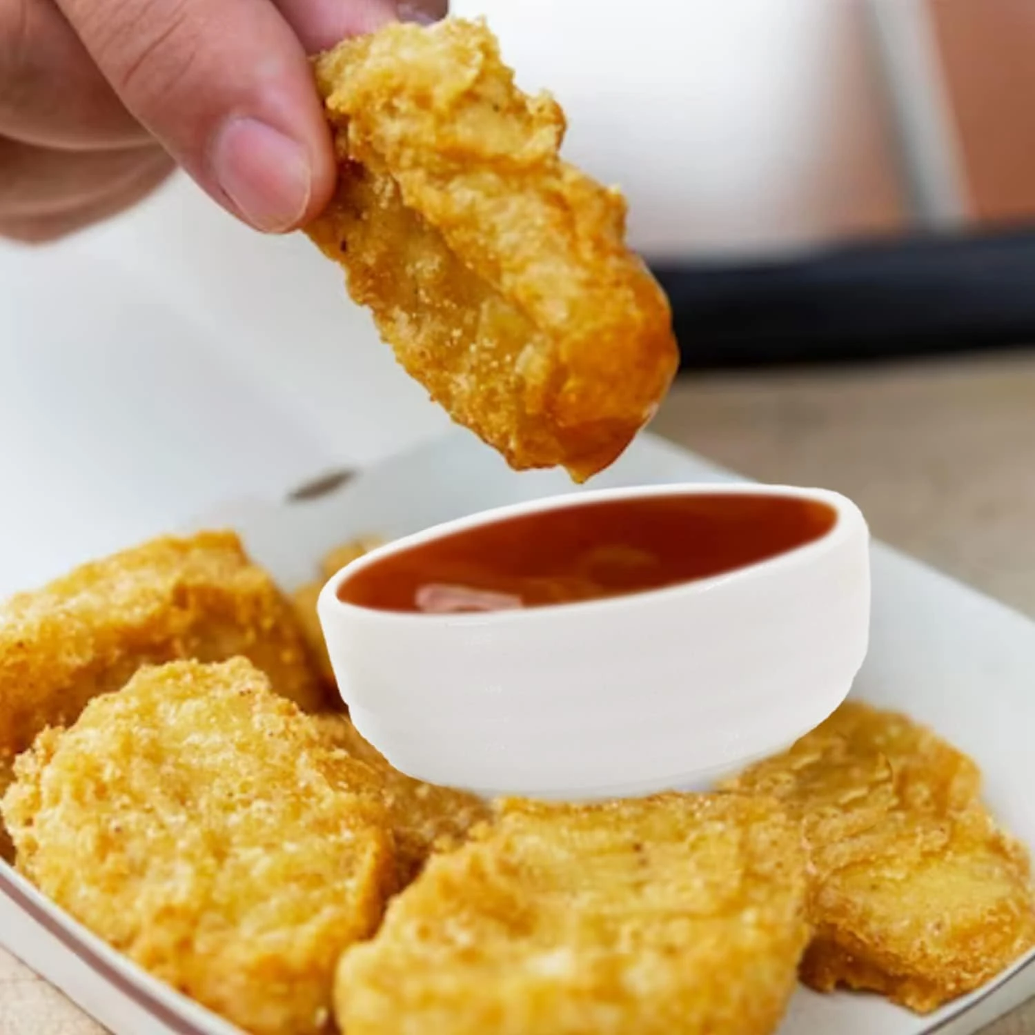 DRAONGYE Ultra-Strong Ceramic Dip Bowls Set, Mini Bowl Soy Sauce Plate, Condimen