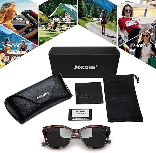 Joopin Acetate Cat Eye Sunglasses for Women, 2025 Trendy Designer Cateye Ladies 