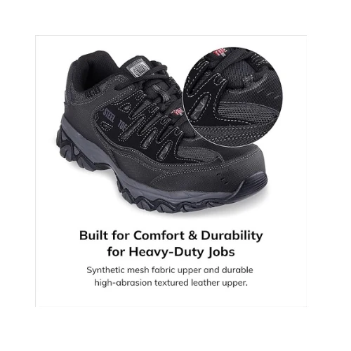 Skechers Cankton-U Mens Industrial Sneaker Shoes , Brown , 39.5 EU