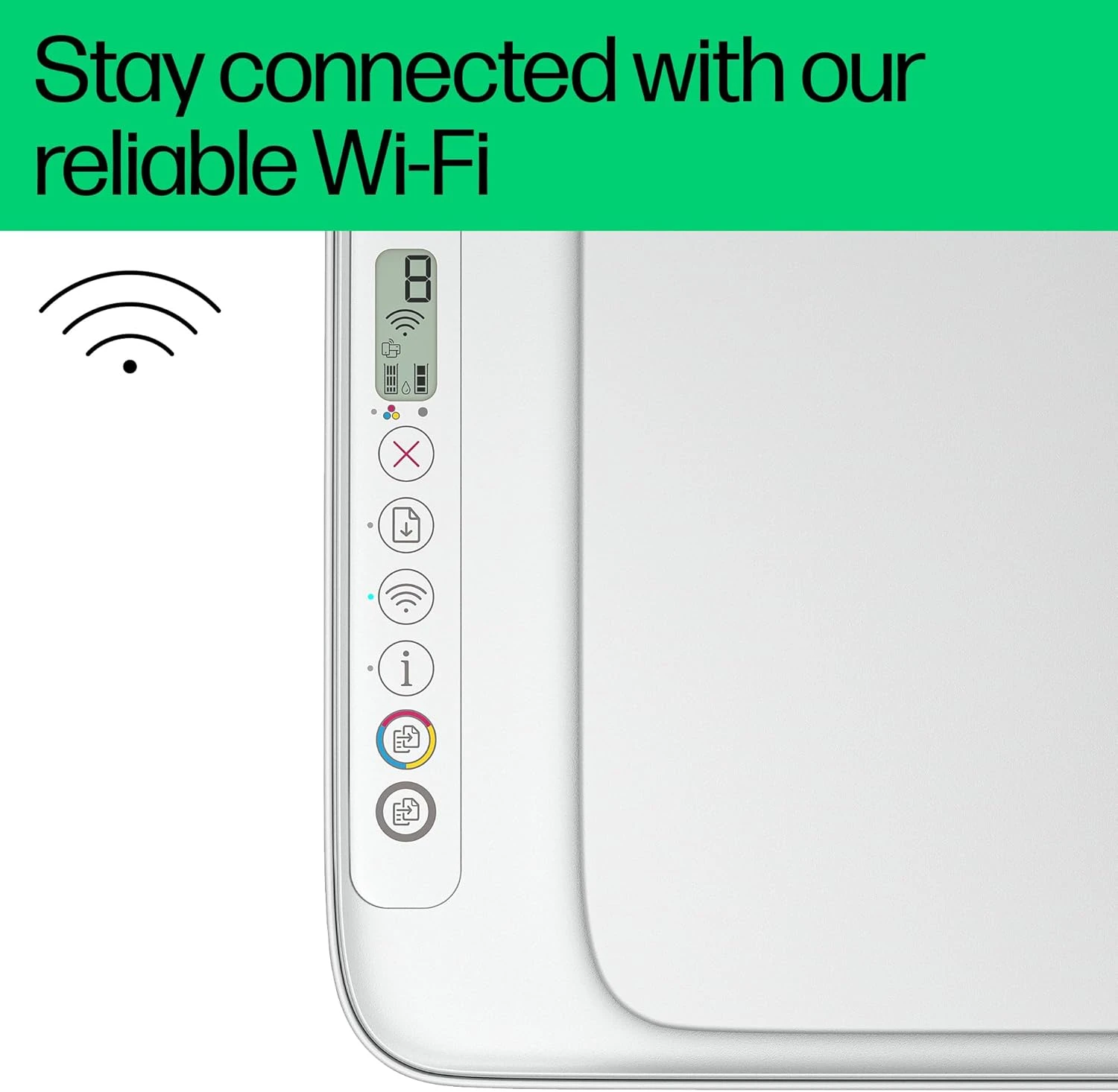 HP DeskJet Ink Advantage 2875 Wireless Print, Copy, Scan, All-in-One Printer - W