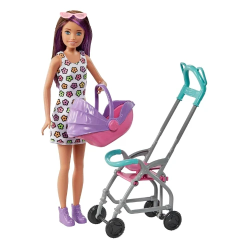 Barbie Skipper Babysitters Inc. Playsets with Babysitting Skipper Doll, Toddler 