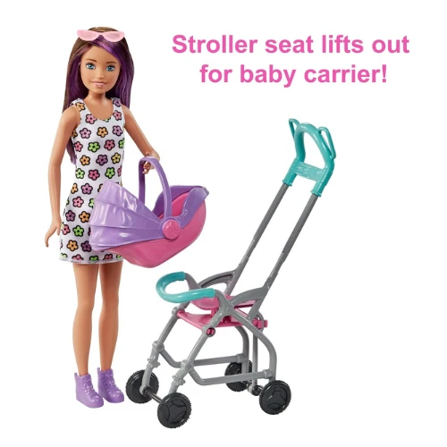 Barbie Skipper Babysitters Inc. Playsets with Babysitting Skipper Doll, Toddler 