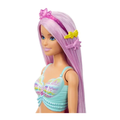 Barbie Mermaid Doll with 7-Inch-Long Fantasy Hair & Accessories for Styling Play