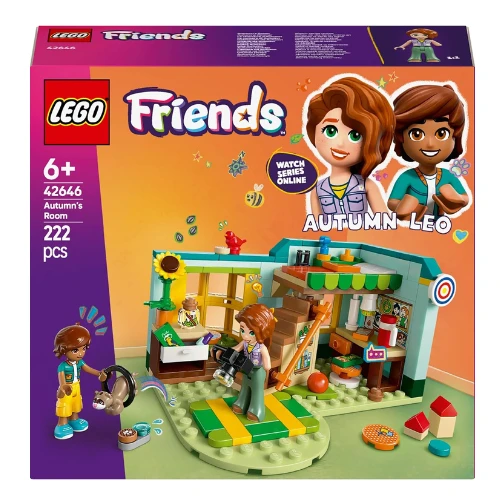 LEGO Friends Autumn’s Room Pretend-Play Toy Building Set for Kids, Creative Fun 