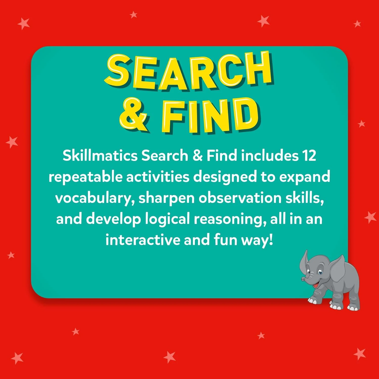 Skillmatics Search and Find Educational Game - Reusable Preschool Learning Activ