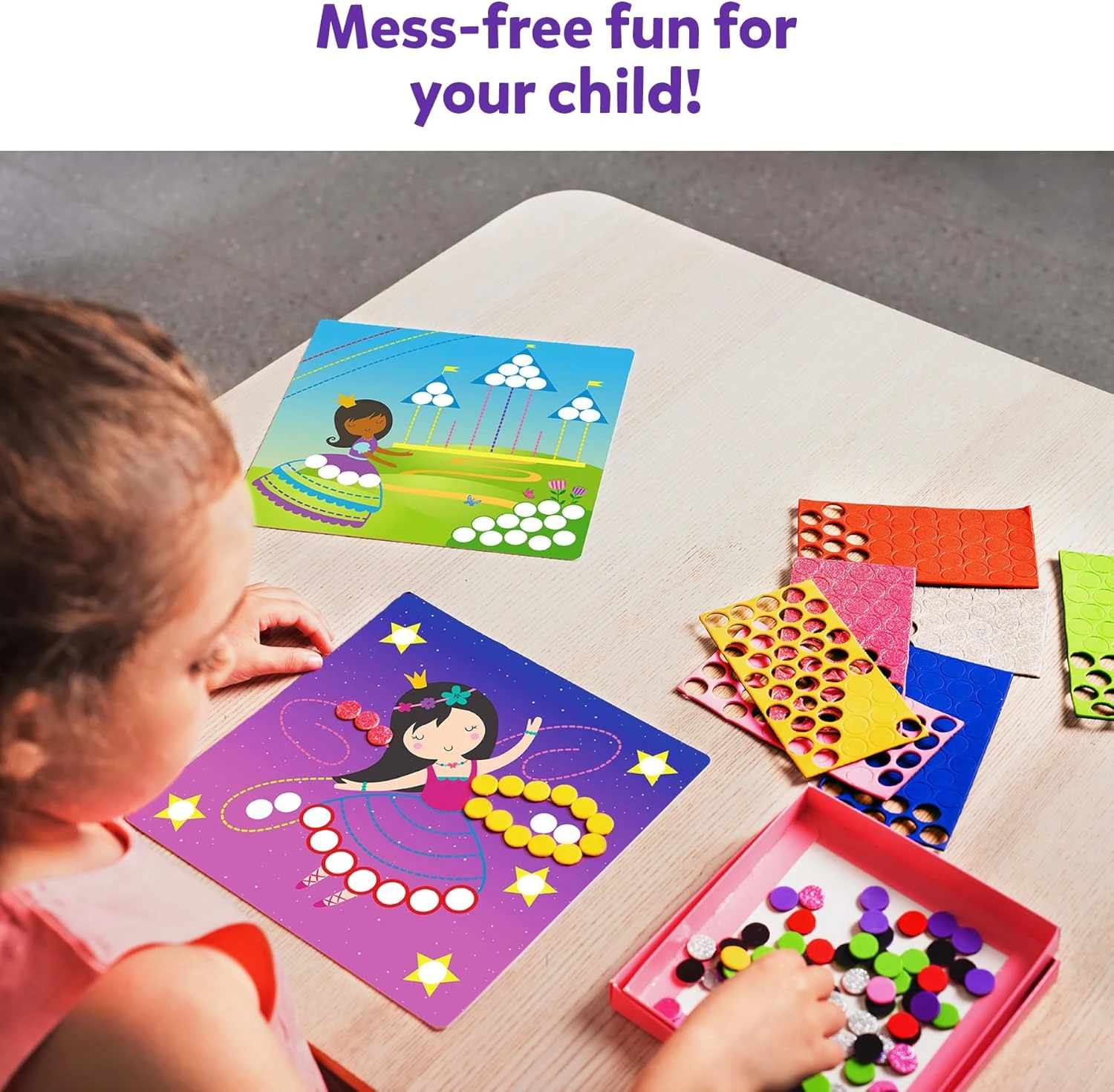 Skillmatics Dot It with Magnets - Unicorns and Princesses, Repeatable Art for Ki