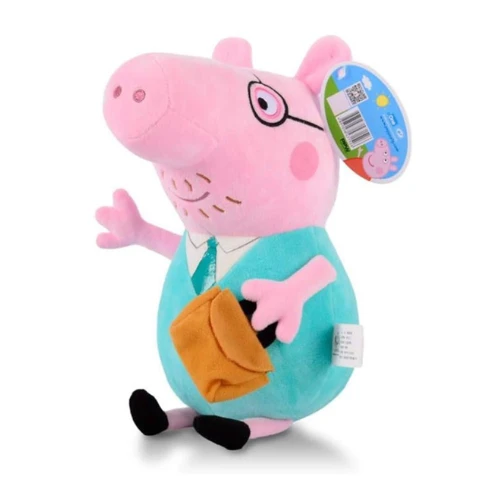 AM ANNA 4Pcs/set Peppa Pig Stuffed Plush Toy 25/30cm Peppa George Pig Family Par