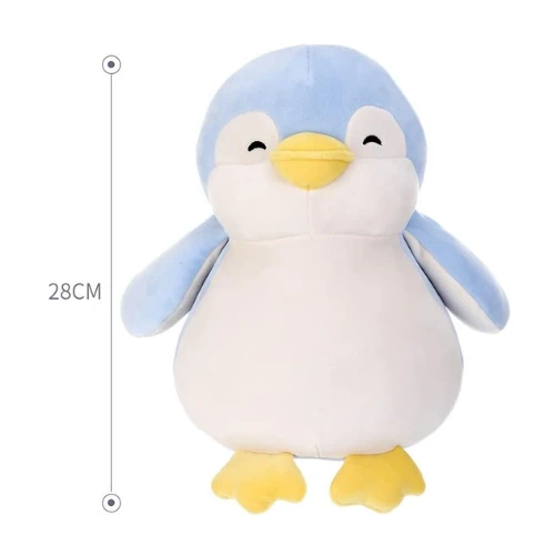 MINISO Penguin Plush Toy with Bridegroom Hat - 14.6" Cute Stuffed Animal Doll fo