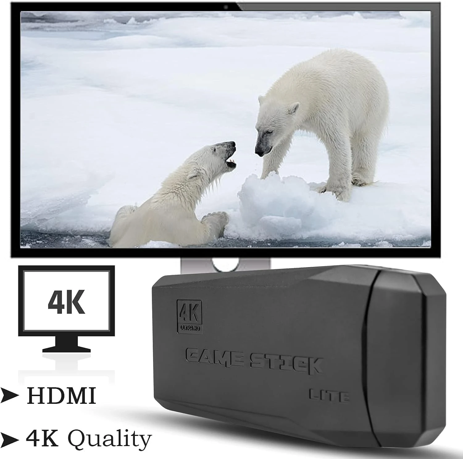 Yuyue wireless retro game console, plug and play video game stick built in 10000