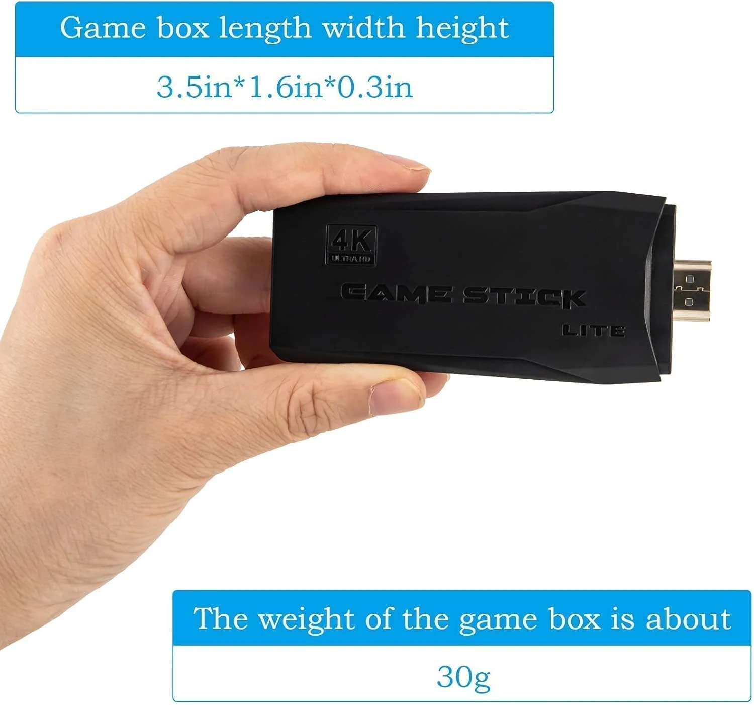 Yuyue wireless retro game console, plug and play video game stick built in 10000