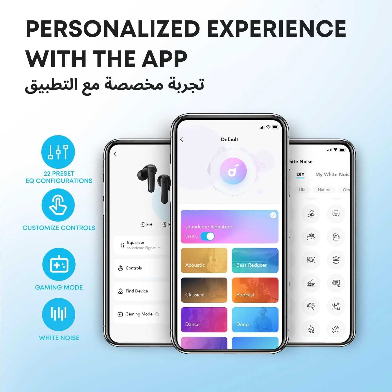 soundcore Anker P20i Bluetooth Earphones, 10mm Drivers with Big Bass True Wirele