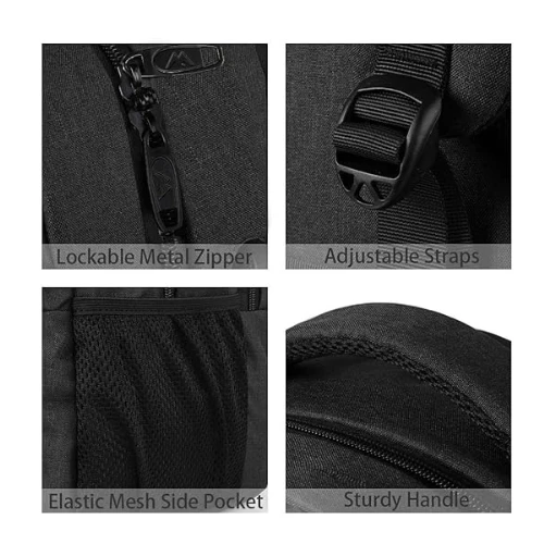 MATEIN Laptop Backpack for Men Women,Water Resistant Travel Bag with USB Chargin