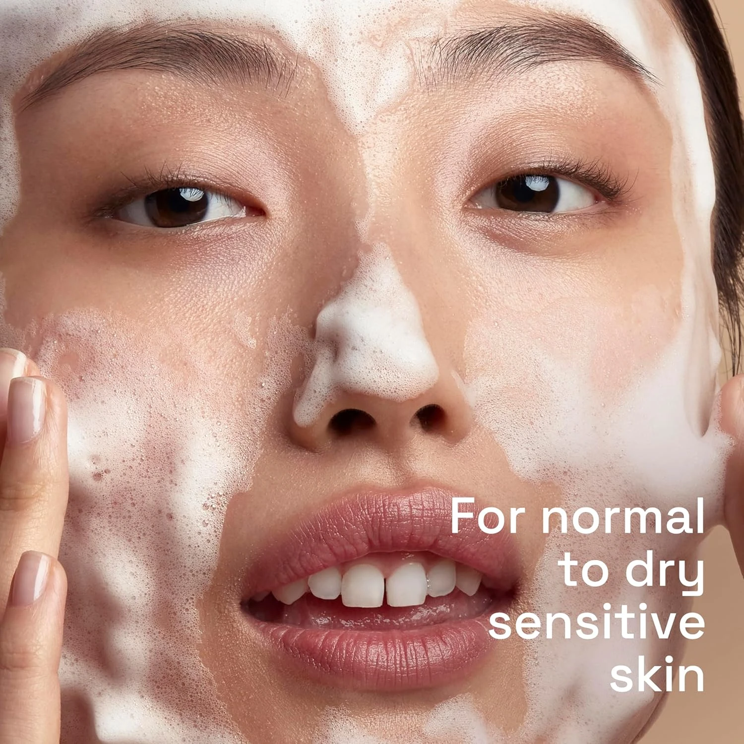 Cetaphil Soothing Foam Face Wash, 200ml, Foaming Cleanser with Ceramides for Nor