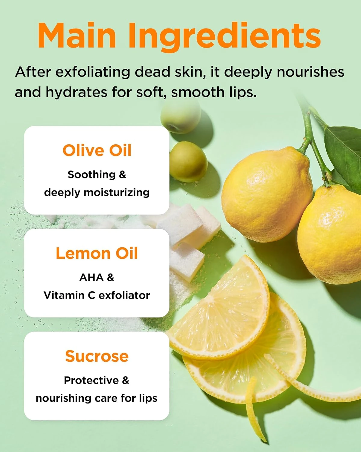 TOCOBO Lemon Sugar Lip Mask 20ml | Overnight Lip Maks, Korean Lip Mask, Lip Slee