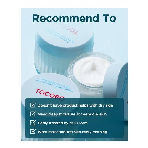 TOCOBO] Multi Ceramide Cream 1.7 Fl oz / 50ml | Moisture cream, Ceramide moistur