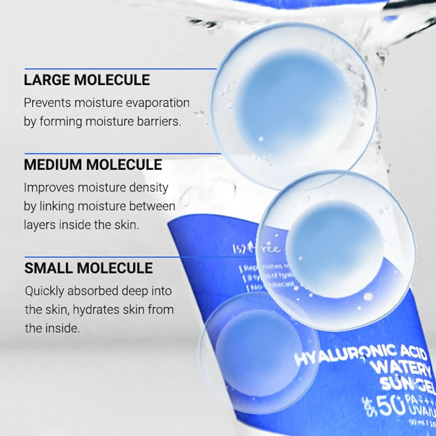 ISNTREE Hyaluronic Acid Watery Sun Gel 50ml